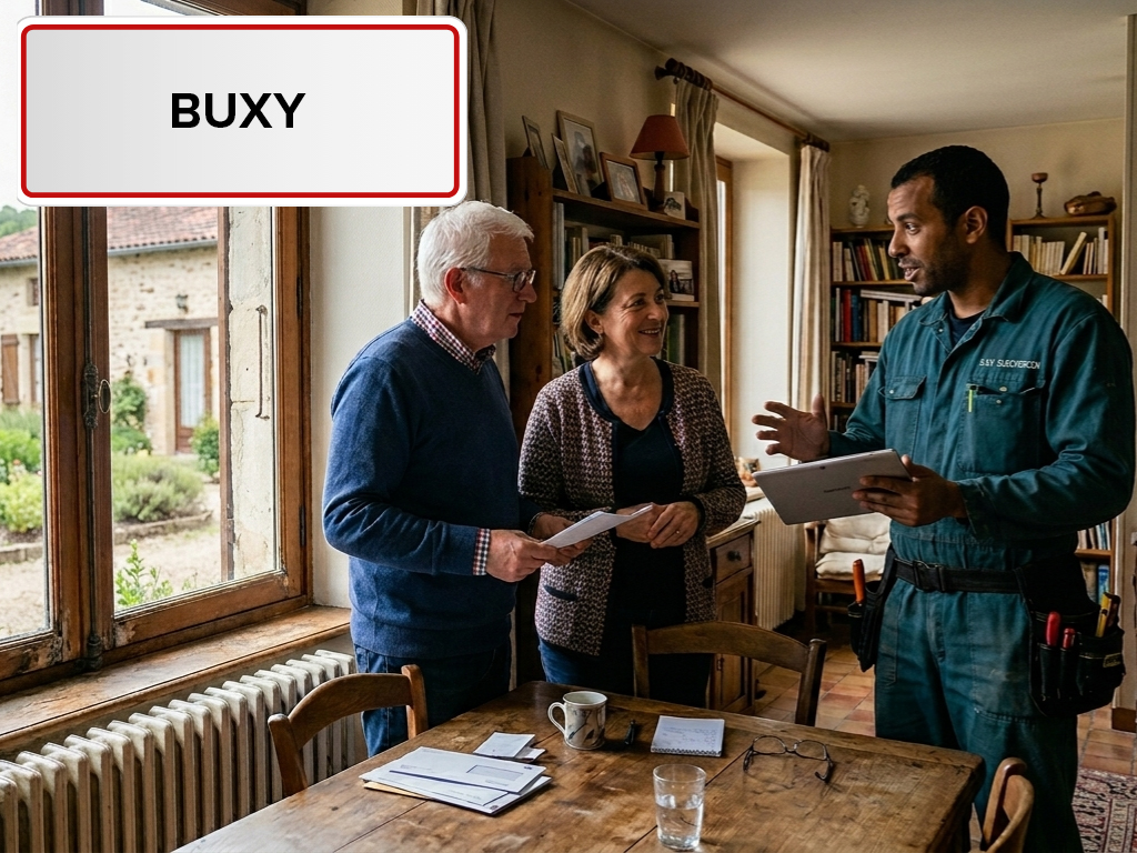 Installation de pompe à chaleur à Buxy (71390) en Saône-et-Loire
