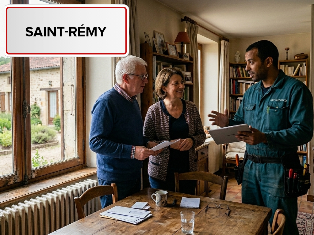 Installation de pompe à chaleur à Saint-Rémy (71100) en Saône-et-Loire