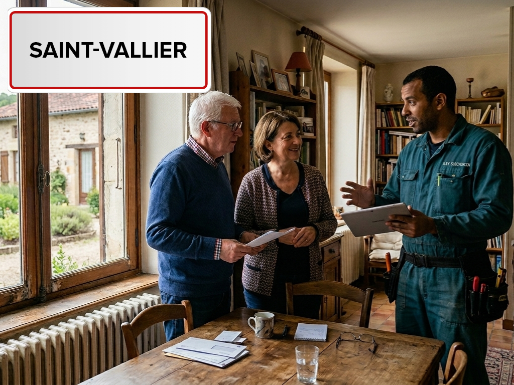 Installation de pompe à chaleur à Saint-Vallier (71230) en Saône-et-Loire
